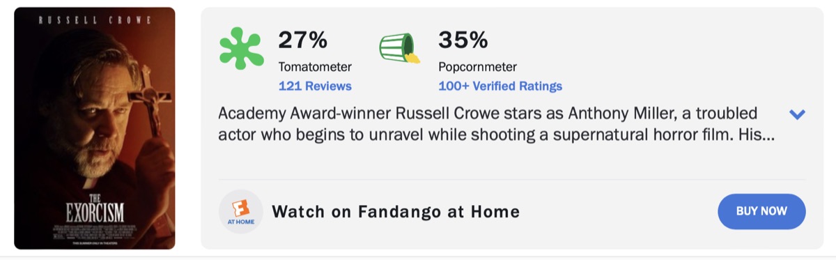 더 엑소시즘(The Exorcism) 관람평 포토 결말 후기<배우는 죄가 없다>
