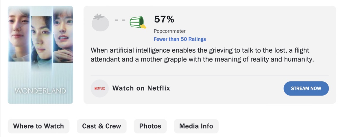 넷플릭스 원더랜드 평점